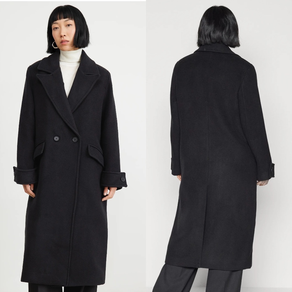 All saints Mabel oversized double breasted wool blend coat FINAL PRICE NO OFFER - Picture 4 of 12